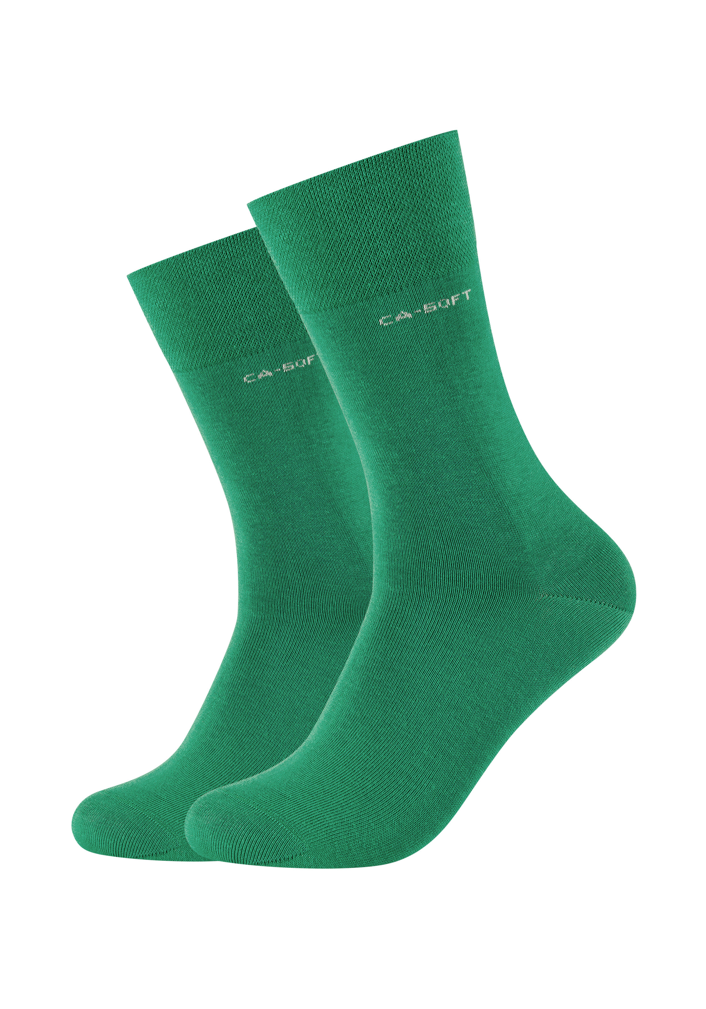 Unisex Socke "ca-soft Socks 2p" aus Baumwoll-Mix mit druckfreiem Bund, im Doppelpack