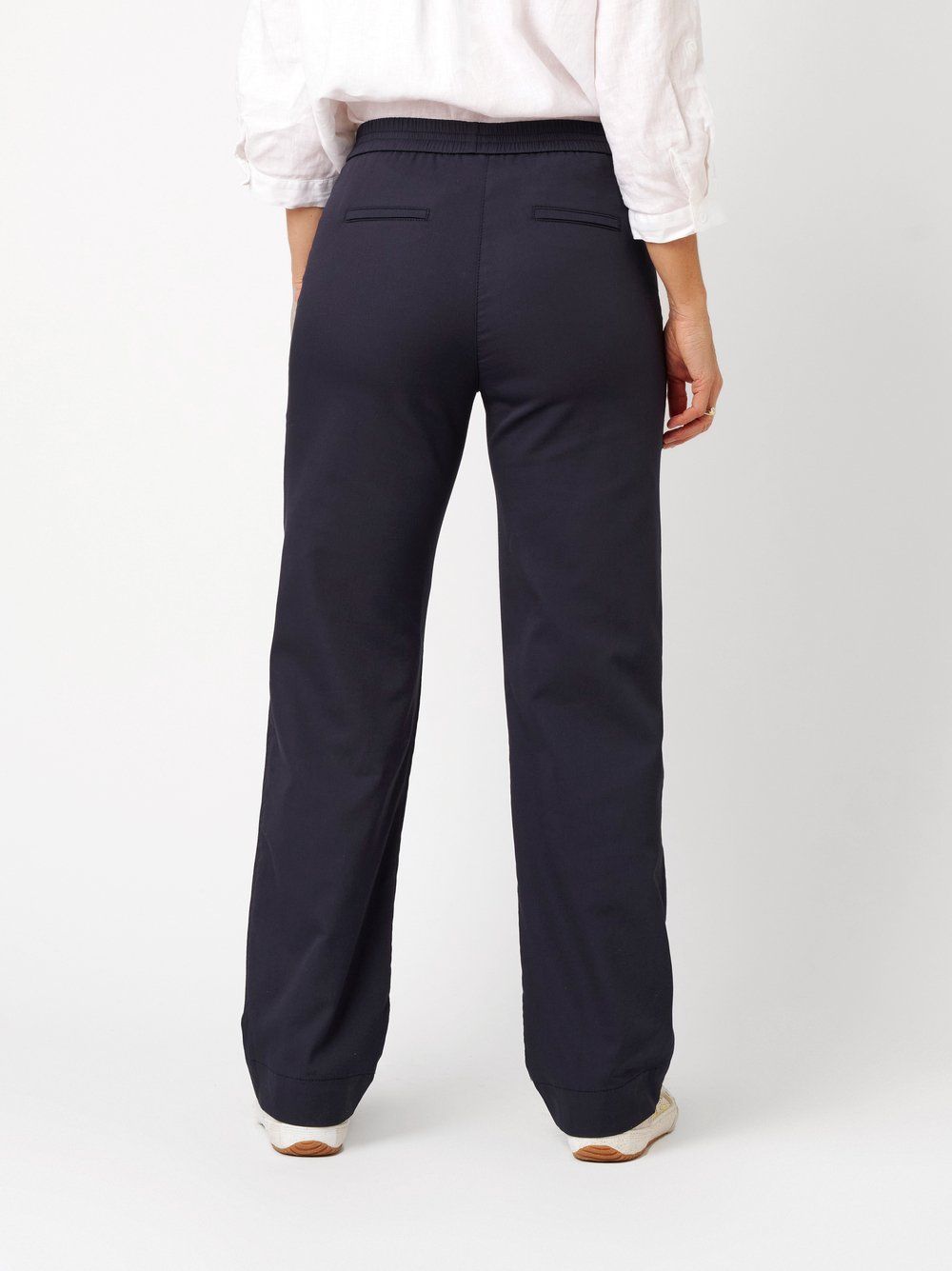 bequeme Schlupfhose "Scarlet Wide Leg" aus Baumwoll-Mix