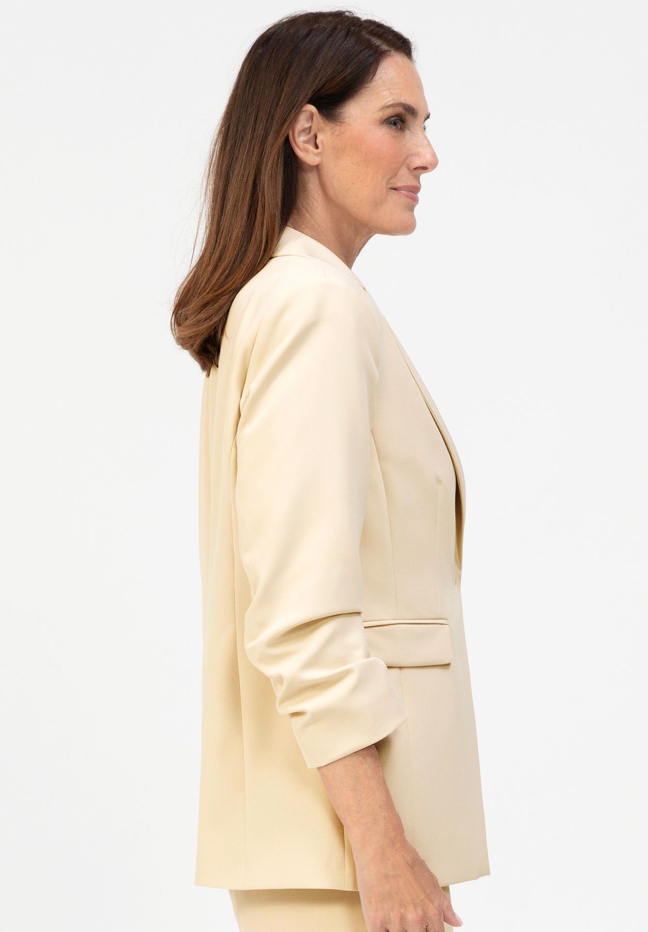 trendiger Blazer "EDITH" mit gerafftem 3/4 Arm