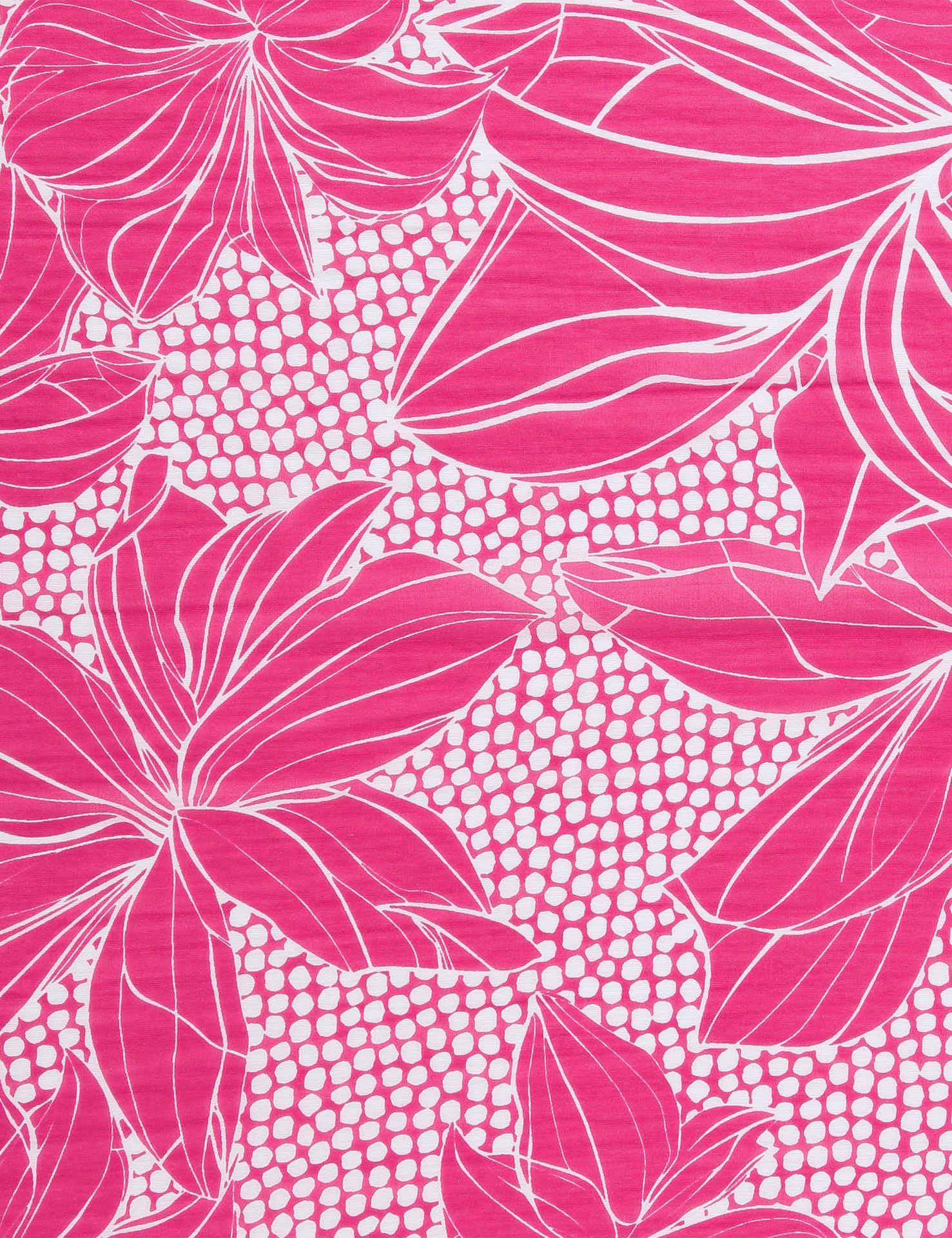 Chiffon-Schal mit Allover-Blätter-Print
