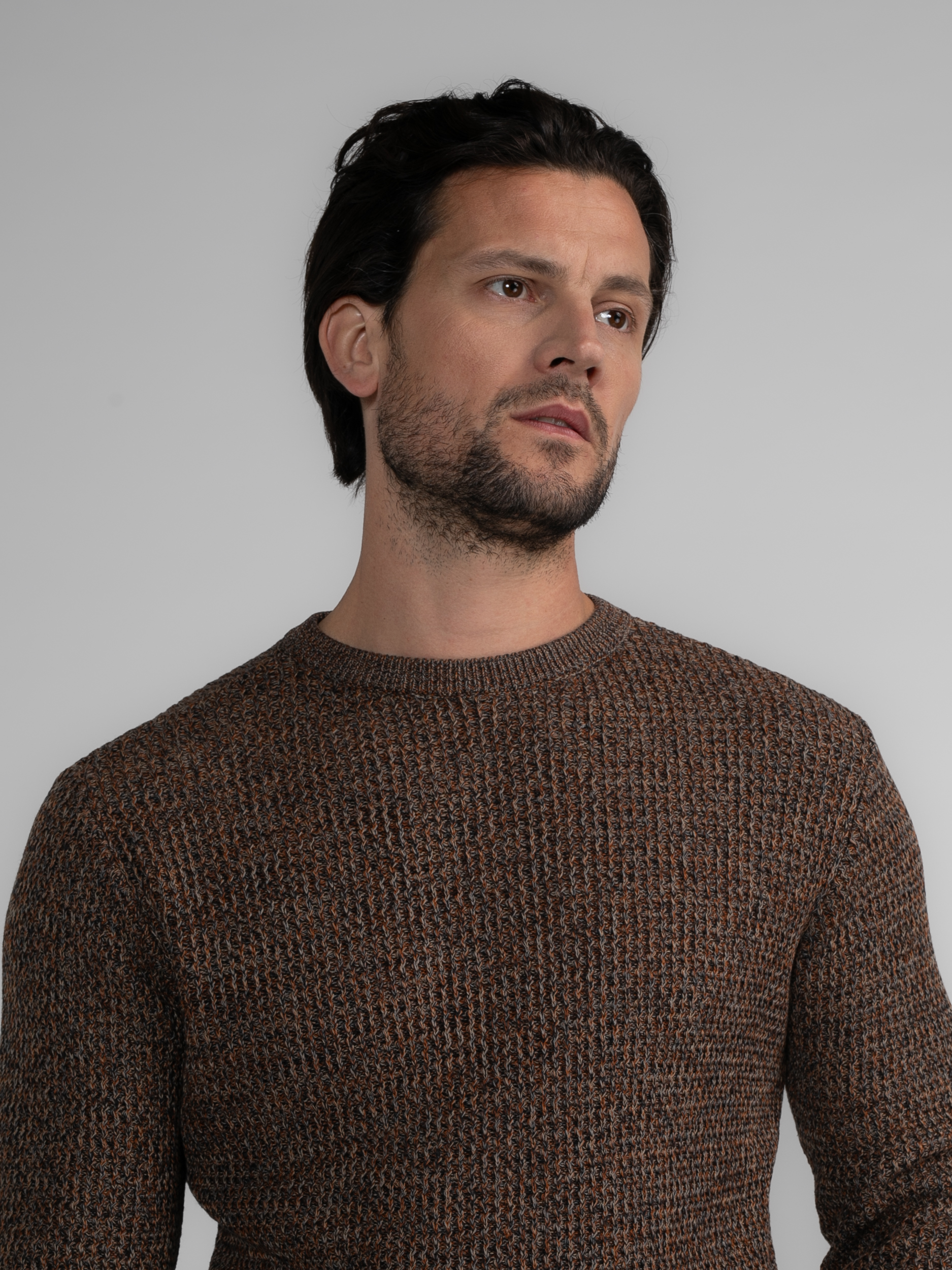 Men Knitwear Round Neck Basic