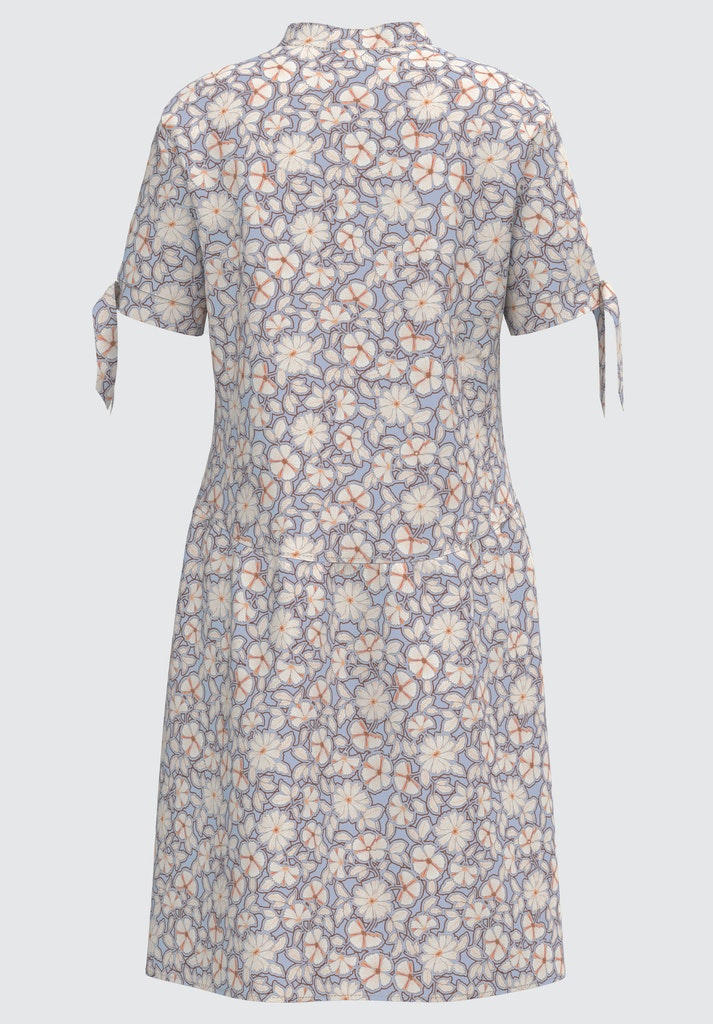 Baumwoll-Kleid in A-Linie "DORINE" Blumenprint