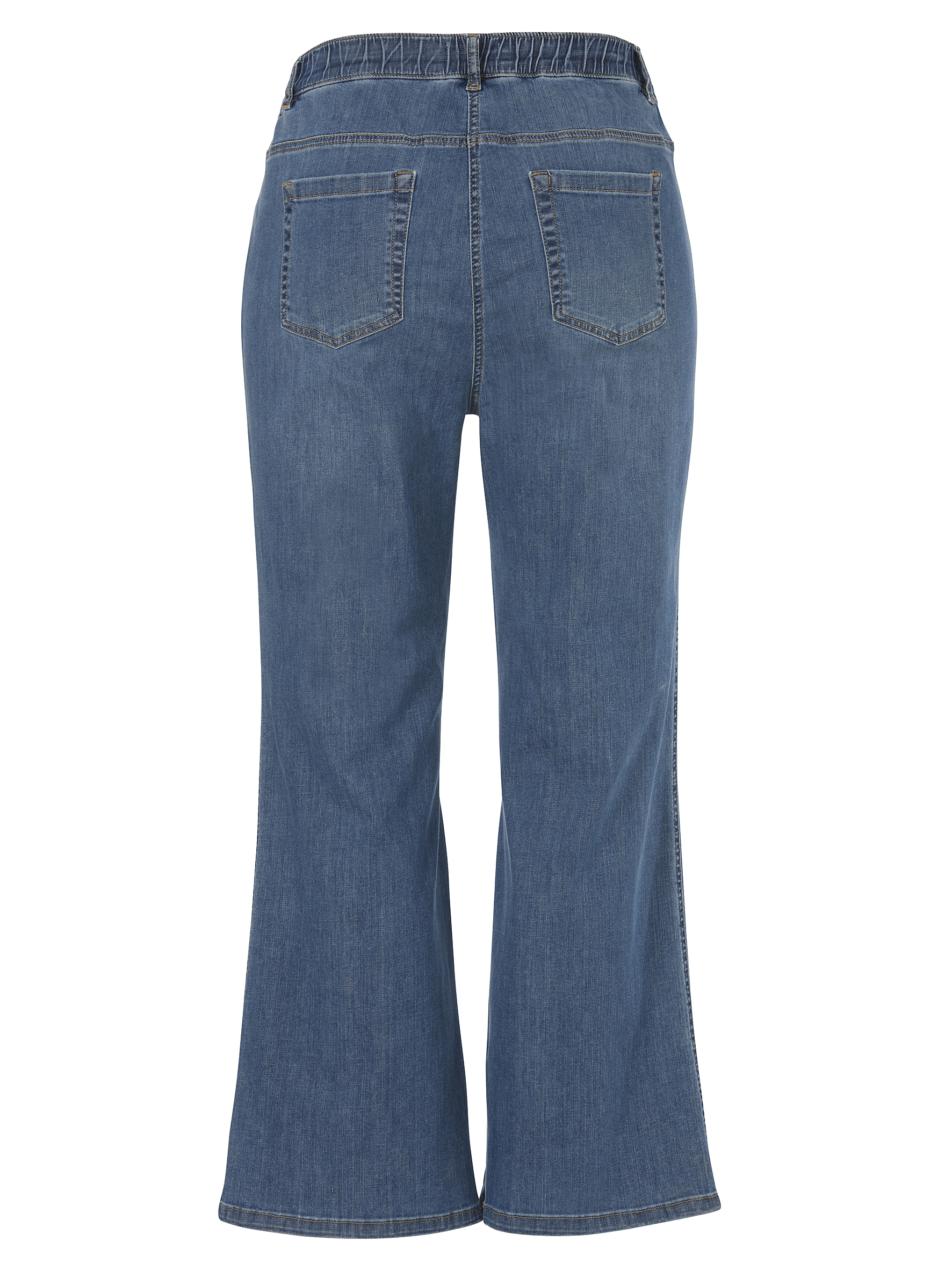 bequeme 7/8-Jeans mit ausgestelltes Bein aus Baumwoll-Mix