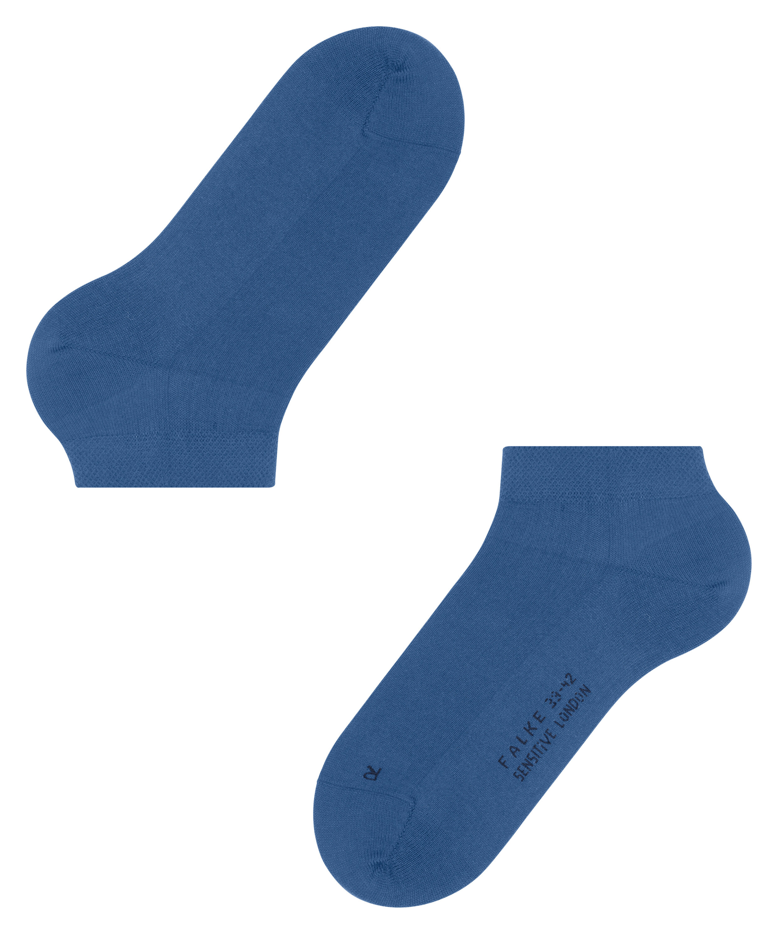 Herren-Sneakersocken aus Baumwolle ohne Gummidruck "Sensitive London"