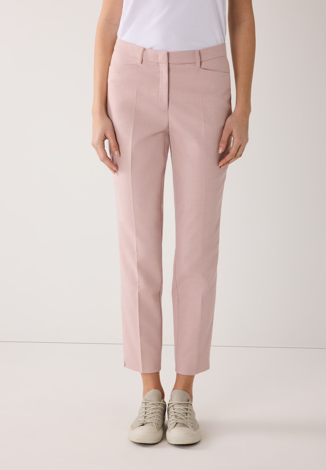 strukturierte Anzughose "HEDY" mit Viskose-Anteil