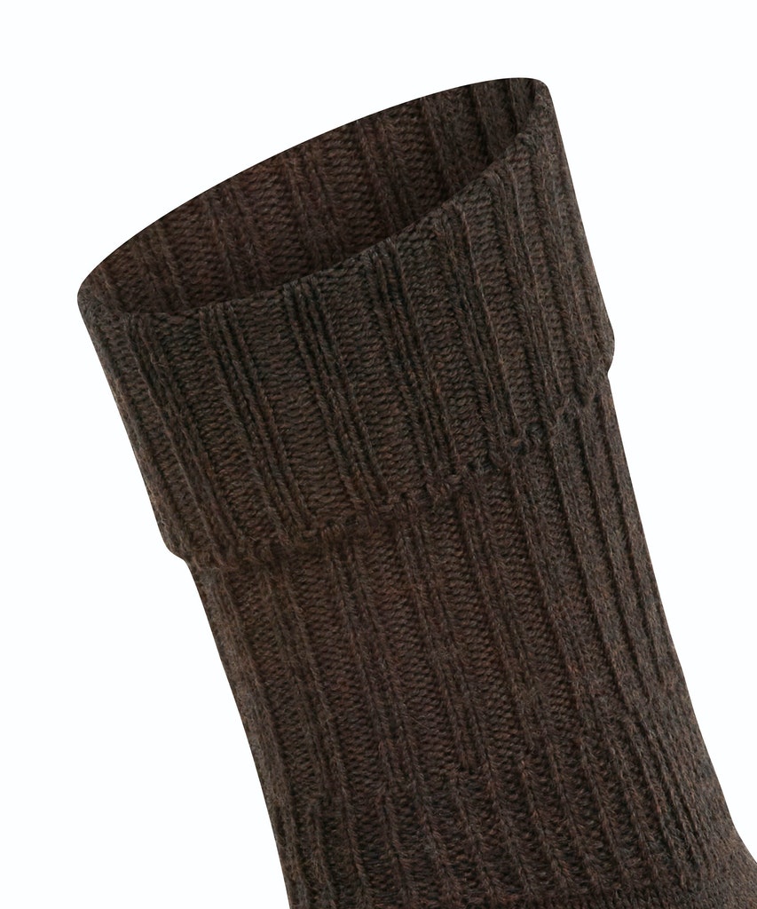 Woll-Socke "Striggings Rib" mit Umschlag