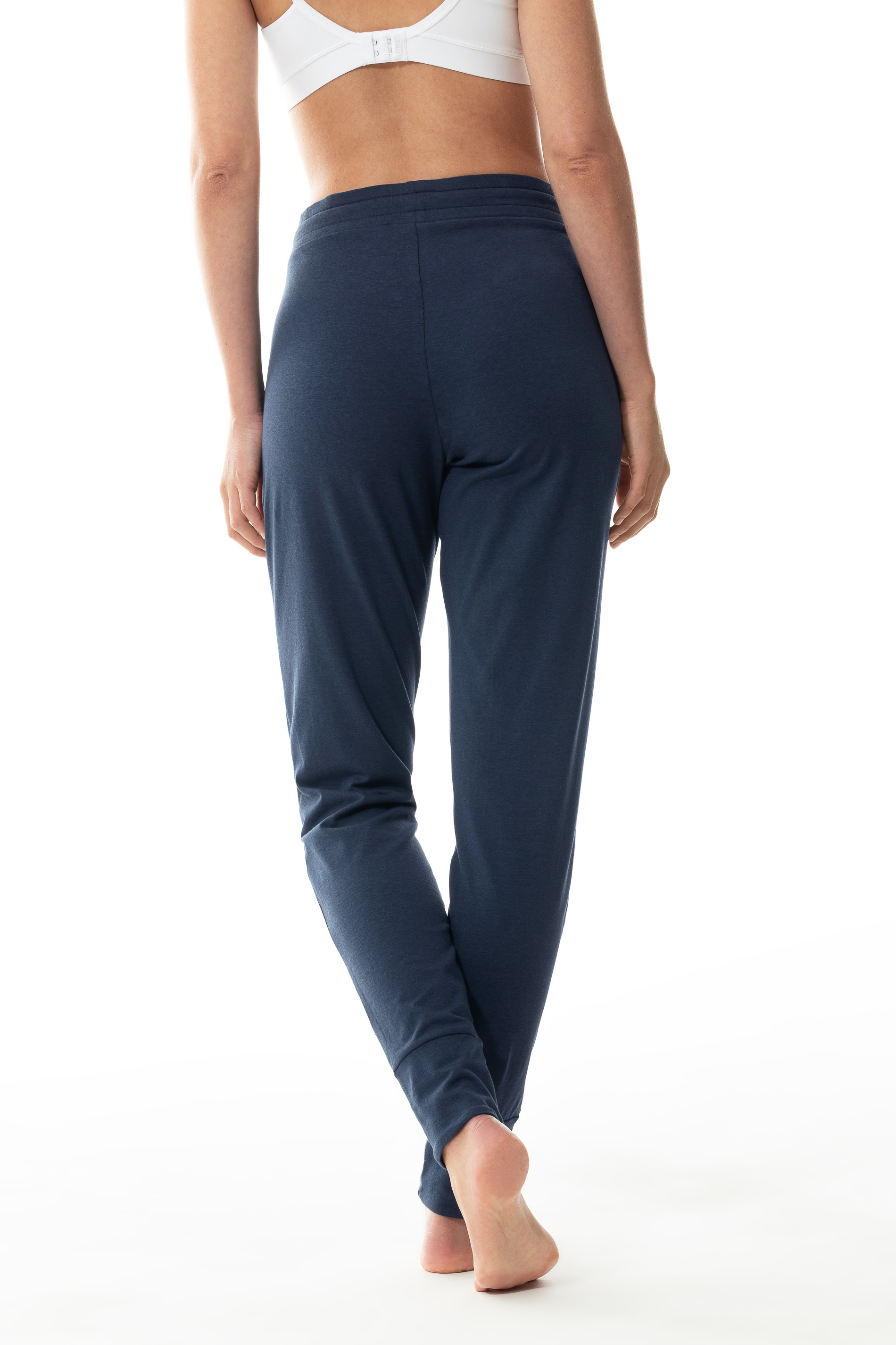 lange Herren-Lounge-Hose aus Baumwoll-Modal-Jersey