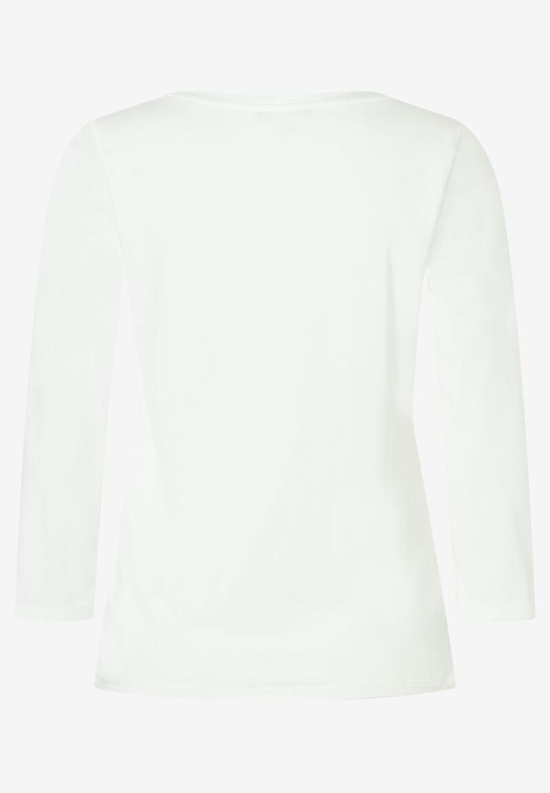 3/4 Arm-Shirt mit Frontprint