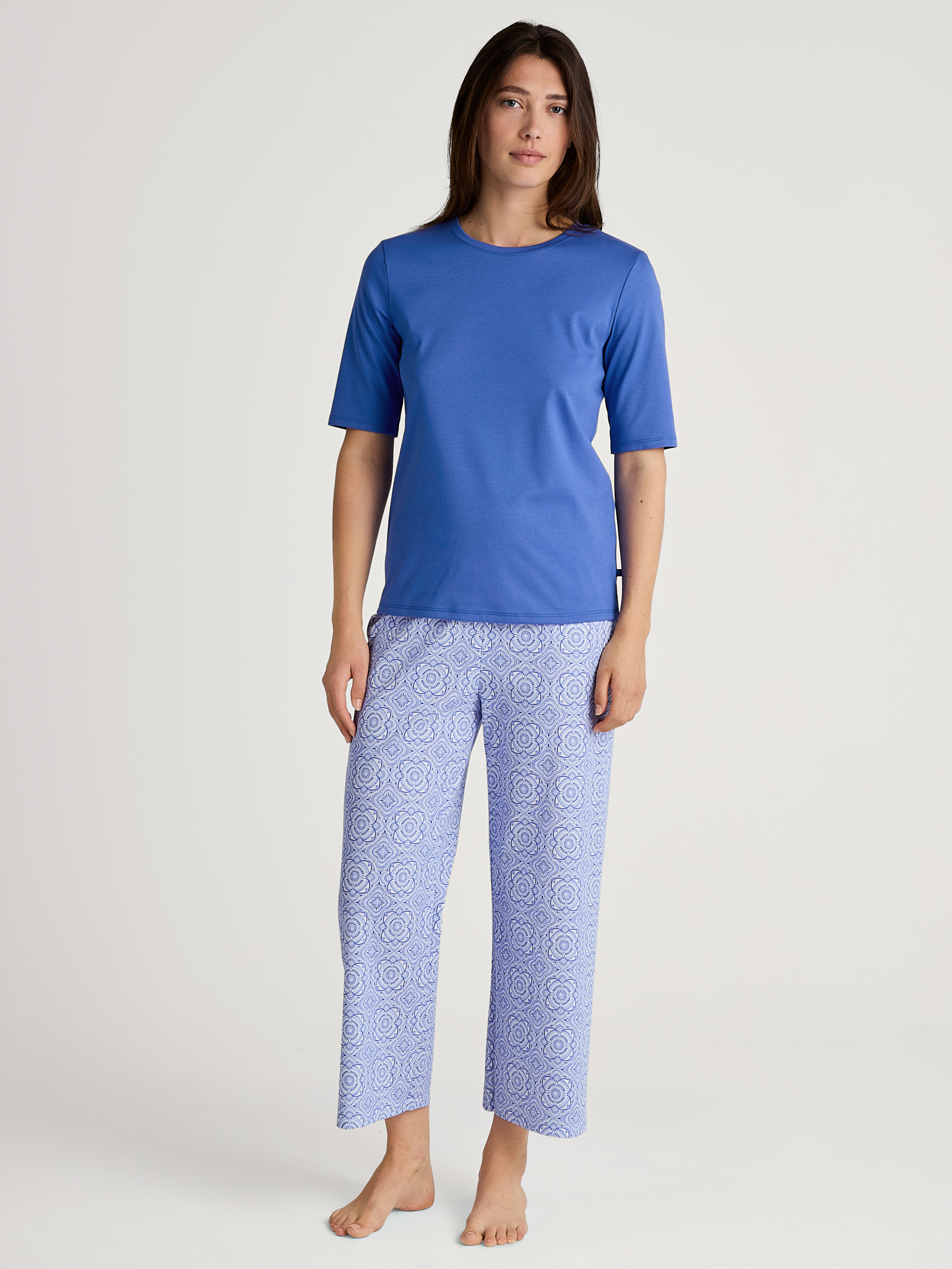 uni Damen-Night-T-Shirt aus reinem Baumwoll-Jersey