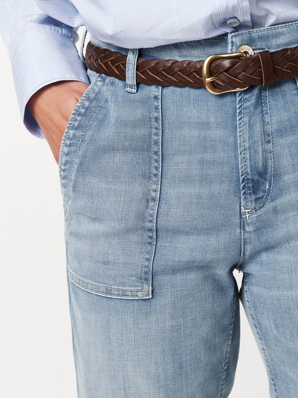 regular-Fit-Jeans "Liv Cargo 7/8"