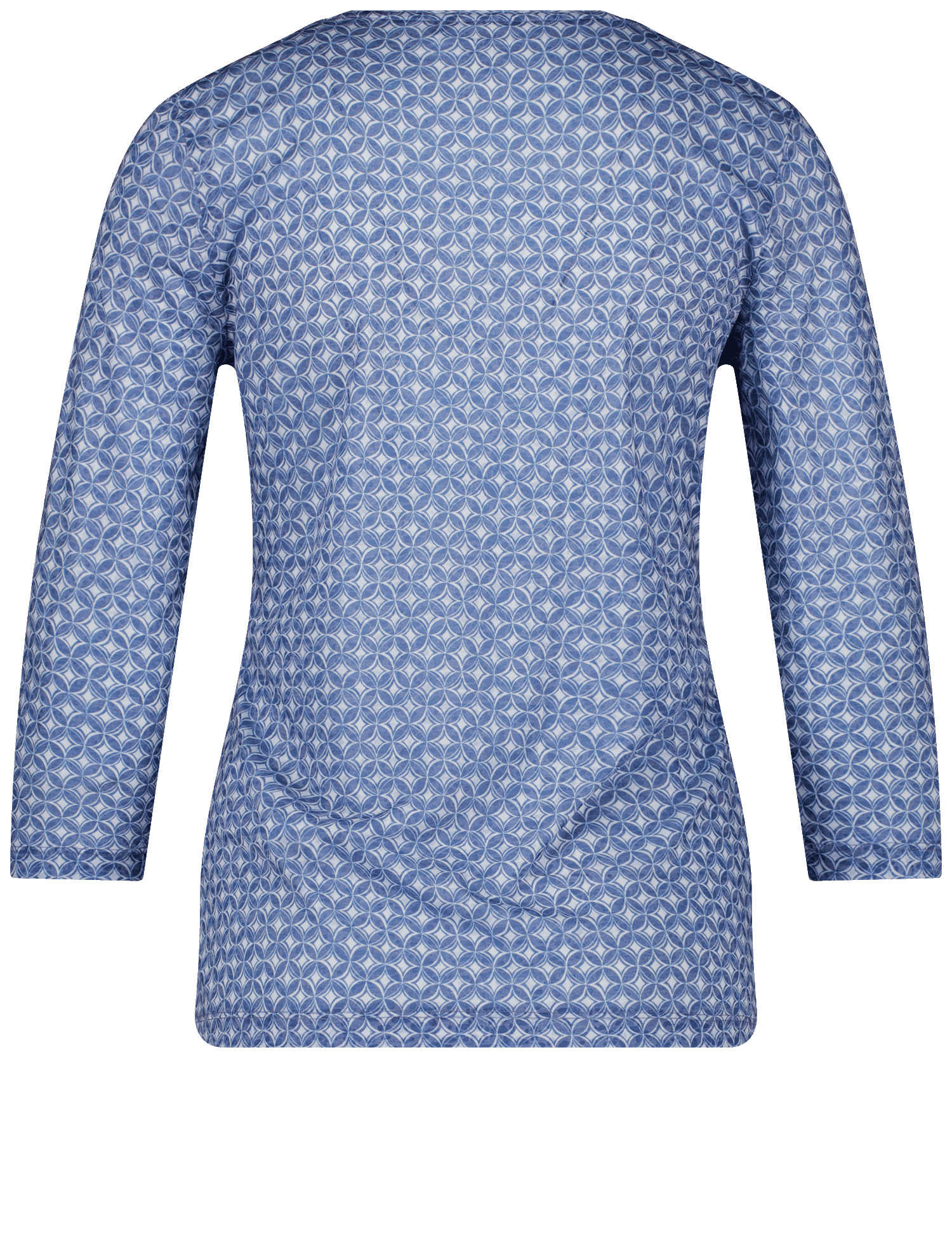 leichtes 3/4 Arm-Shirt in Allover Print