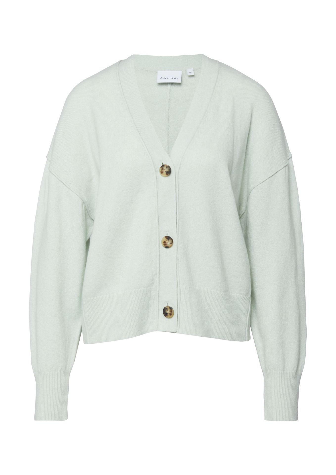 flauschiger Strick-Cardigan mit luxuriösem Cashmere Touch aus Baumwoll-Mix